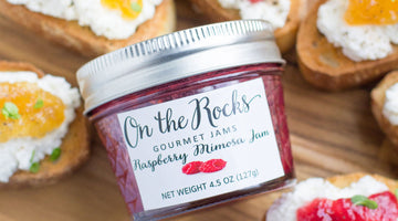 On The Rocks Jam + Ricotta Crostini